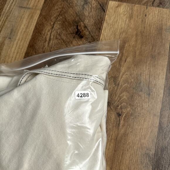 Vintage Y2K Bebe Jacket Women's Size 8 White Military Party 4288 - Picture 13 of 13